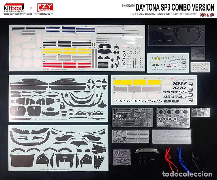 Maquetas: KITBOX PZY - Ferrari Daytona SP3 COMBO VERSION 1/24 KB08 08 - Foto 13