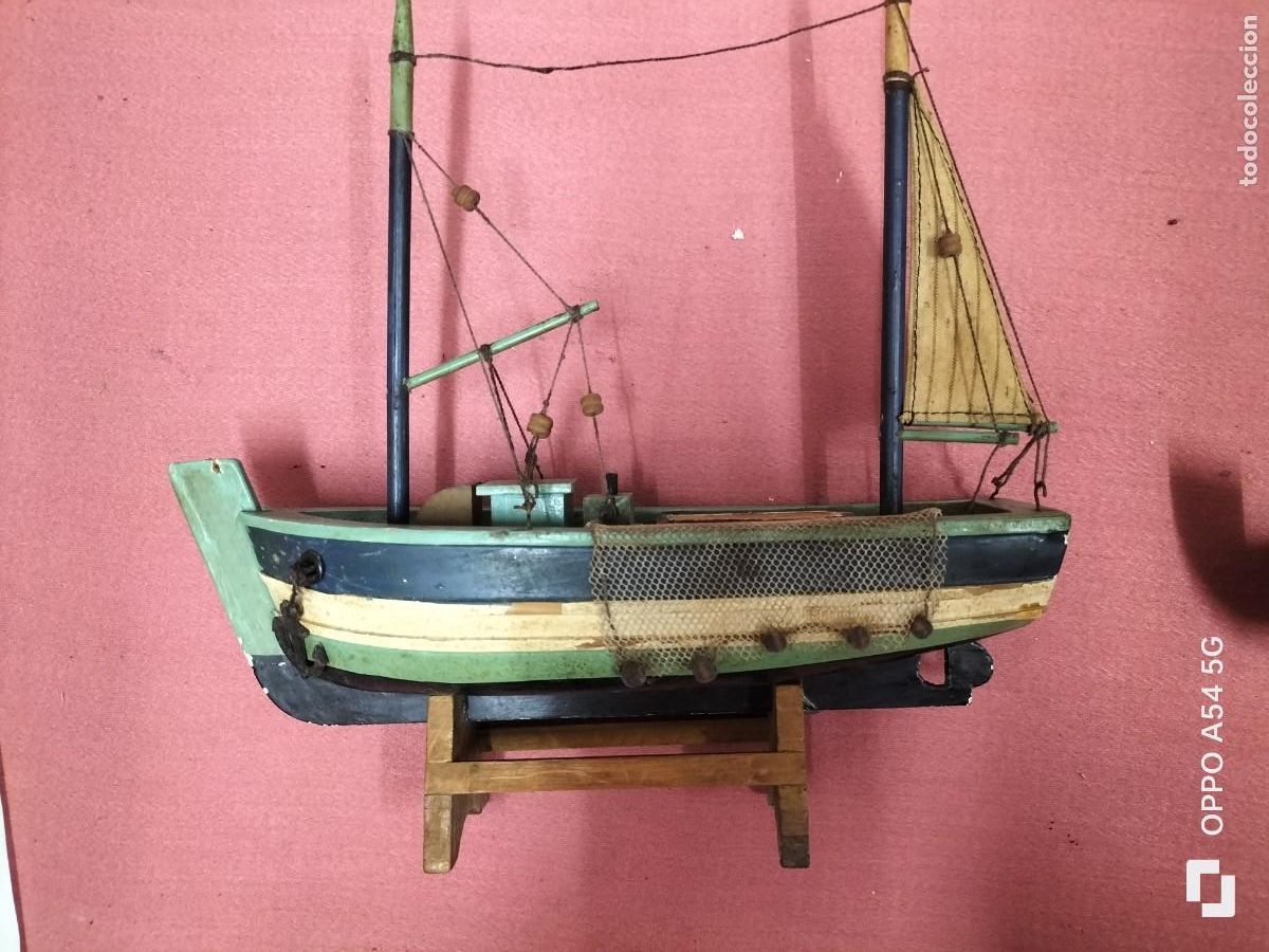 Maquetas: 2 barcos de madera hecho a mano - Foto 2