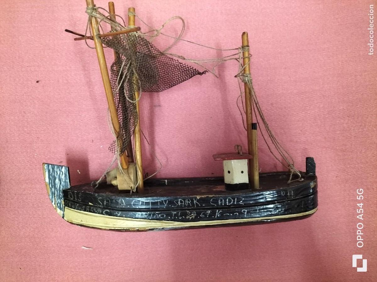 Maquetas: 2 barcos de madera hecho a mano - Foto 3
