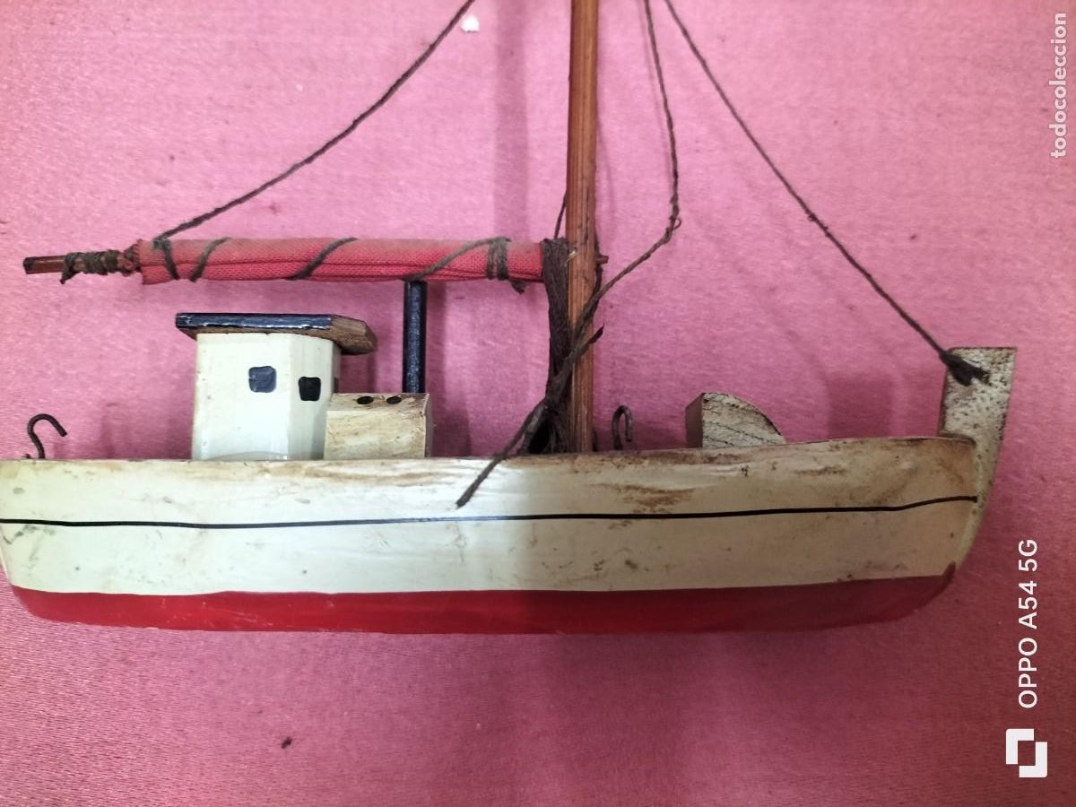Maquetas: 2 barcos de madera hecho a mano - Foto 3