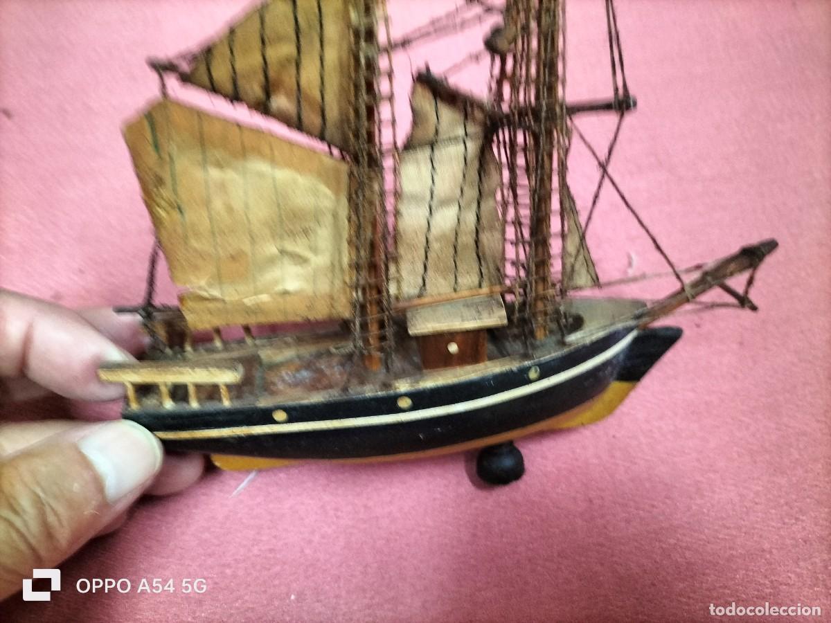 Maquetas: 2 barcos de madera hecho a mano - Foto 5