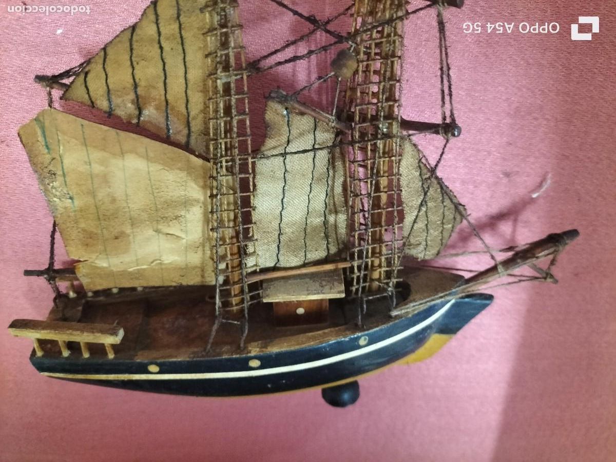 Maquetas: 2 barcos de madera hecho a mano - Foto 6