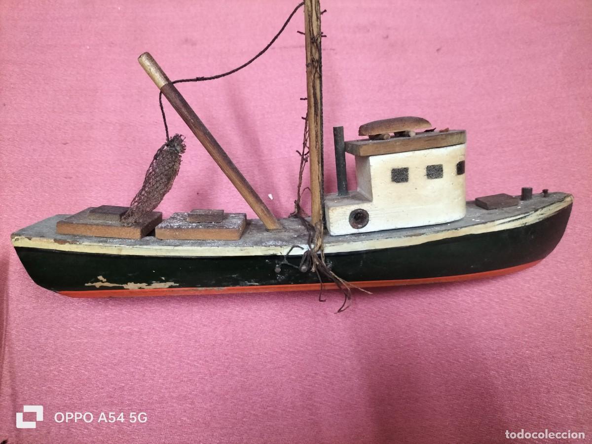 Maquetas: 3 barcos de madera hecho a mano - Foto 3