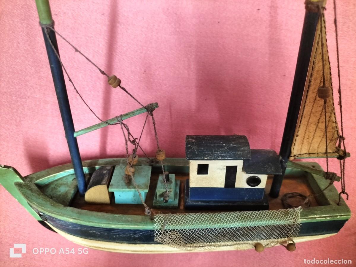 Maquetas: 3 barcos de madera hecho a mano - Foto 4