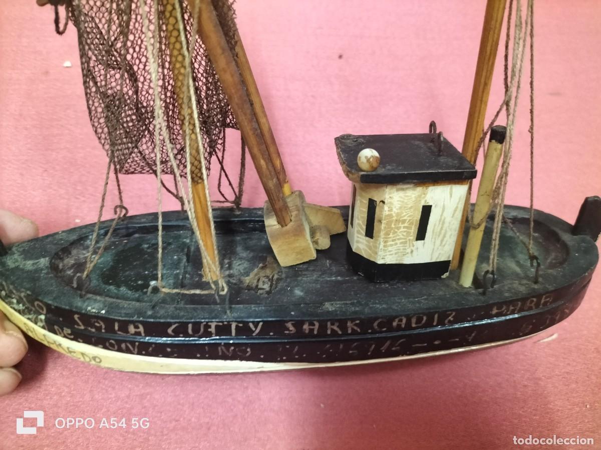 Maquetas: 3 barcos de madera hecho a mano - Foto 6