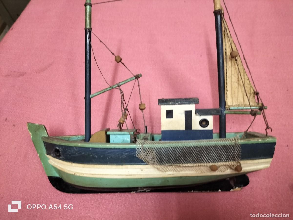 Maquetas: 3 barcos de madera hecho a mano - Foto 8