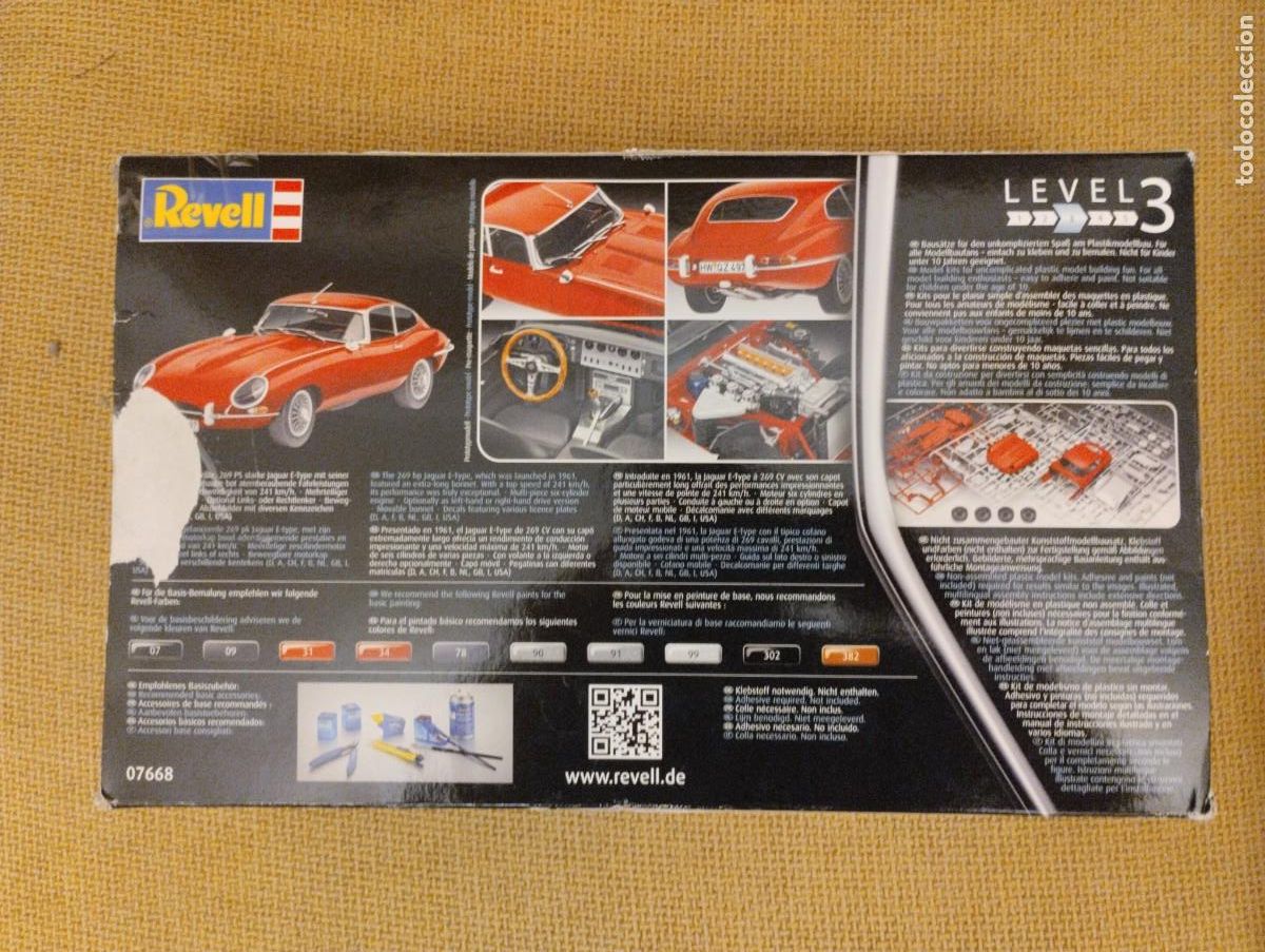 Maquetas: Maqueta Jaguar E-TYPE. Revell - Foto 6