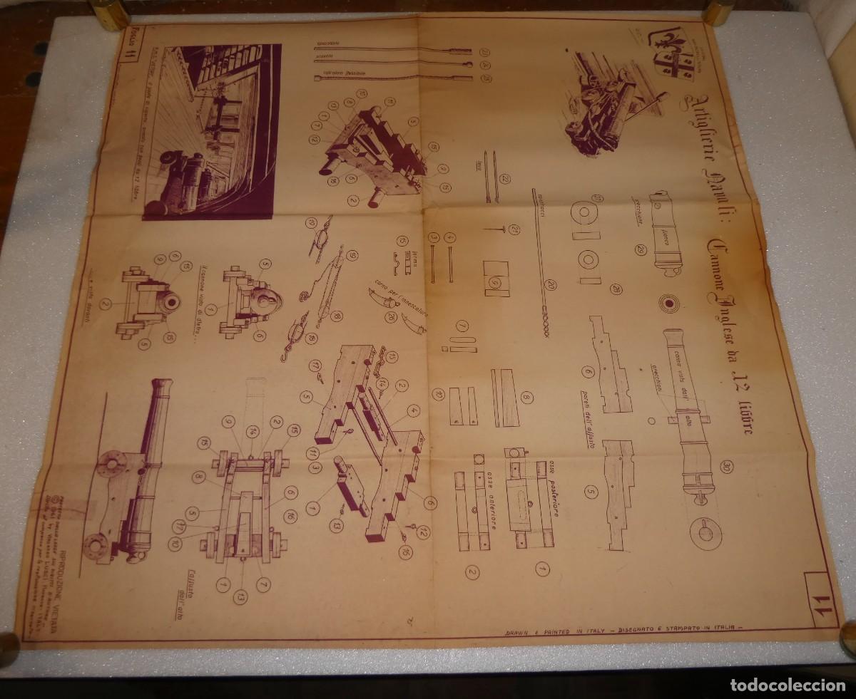 Maquetas: PLANO ARTILLERIA NAVAL, CA&Ntilde;ON INGLES - Foto 2