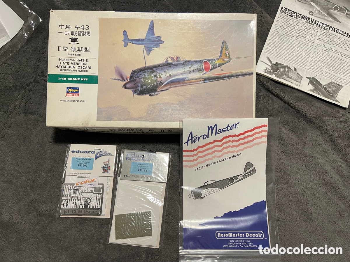 Maquette d'avion en plastique Nakajima Ki-43 II Hayabusa foreign services 1:72