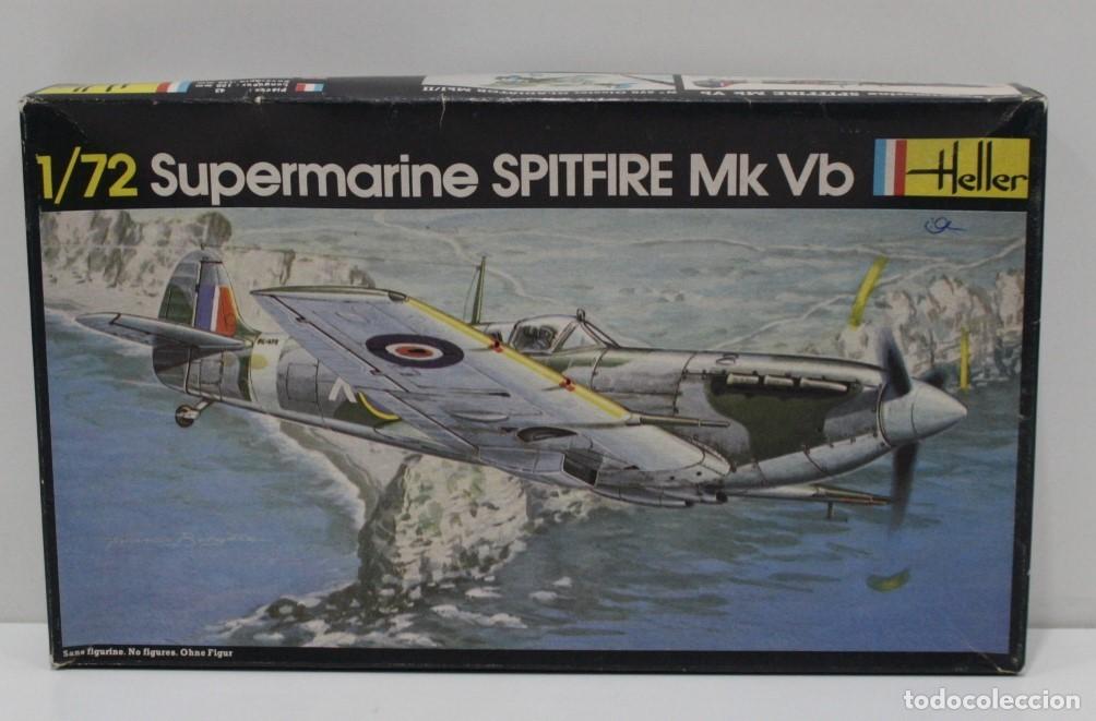 Maquetas: MAQUETA HELLER 281 SPIRFIRE Mk Vb ESCALA 1/72 - Foto 1