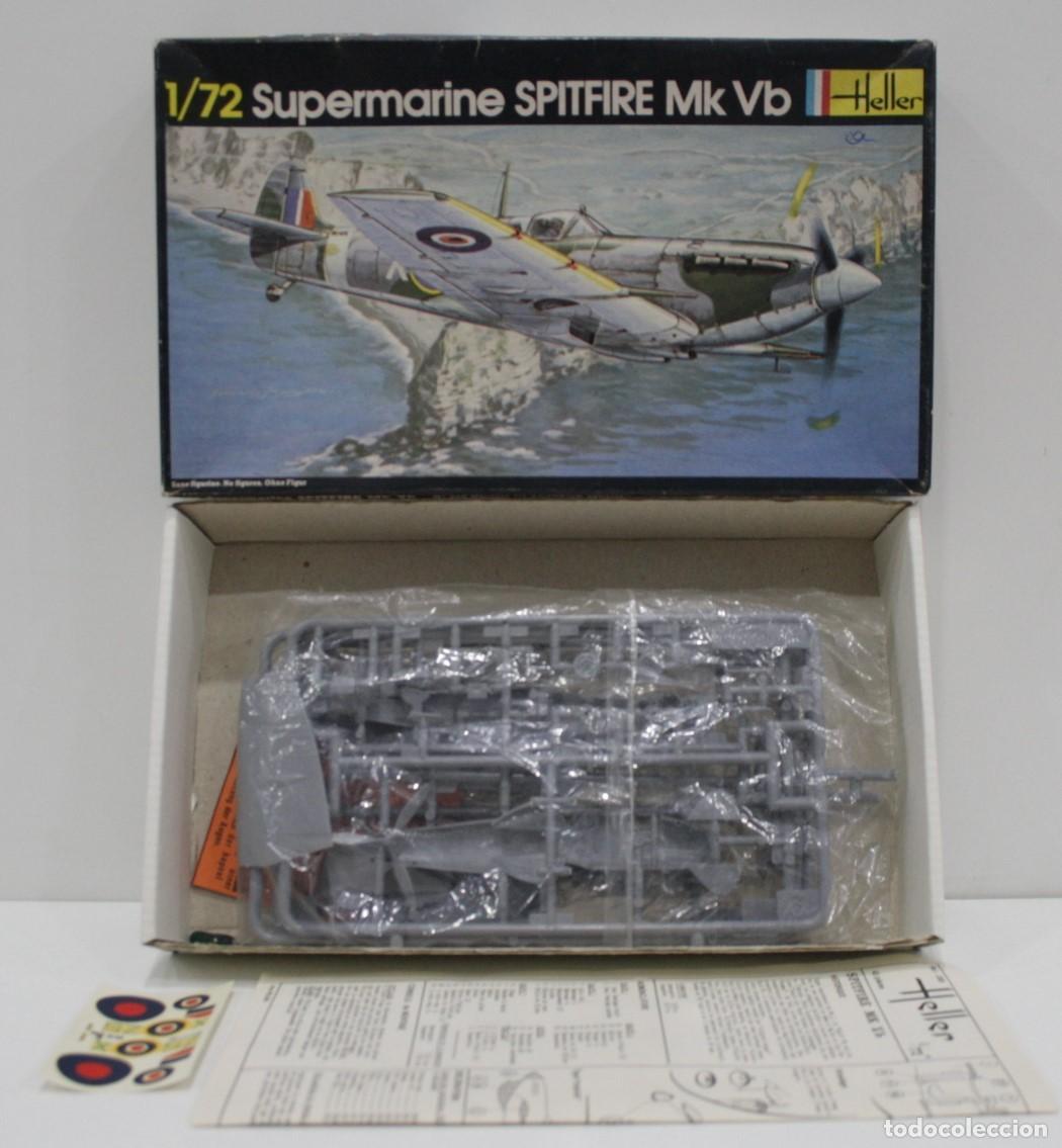 Maquetas: MAQUETA HELLER 281 SPIRFIRE Mk Vb ESCALA 1/72 - Foto 2