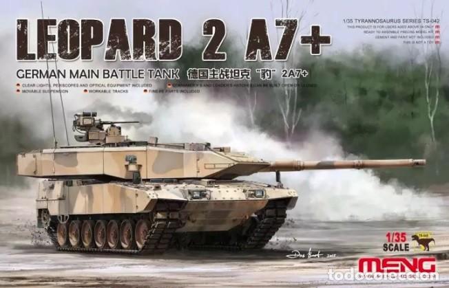 Maquetas: MENG - German Main Battle Tank Leopard 2 A7+ 1/35 TS042 - Foto 1
