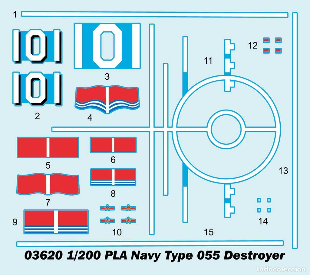 Maquetas: TRUMPETER - PLA Navy Type 055 Destroyer 1/200 03620 - Foto 2