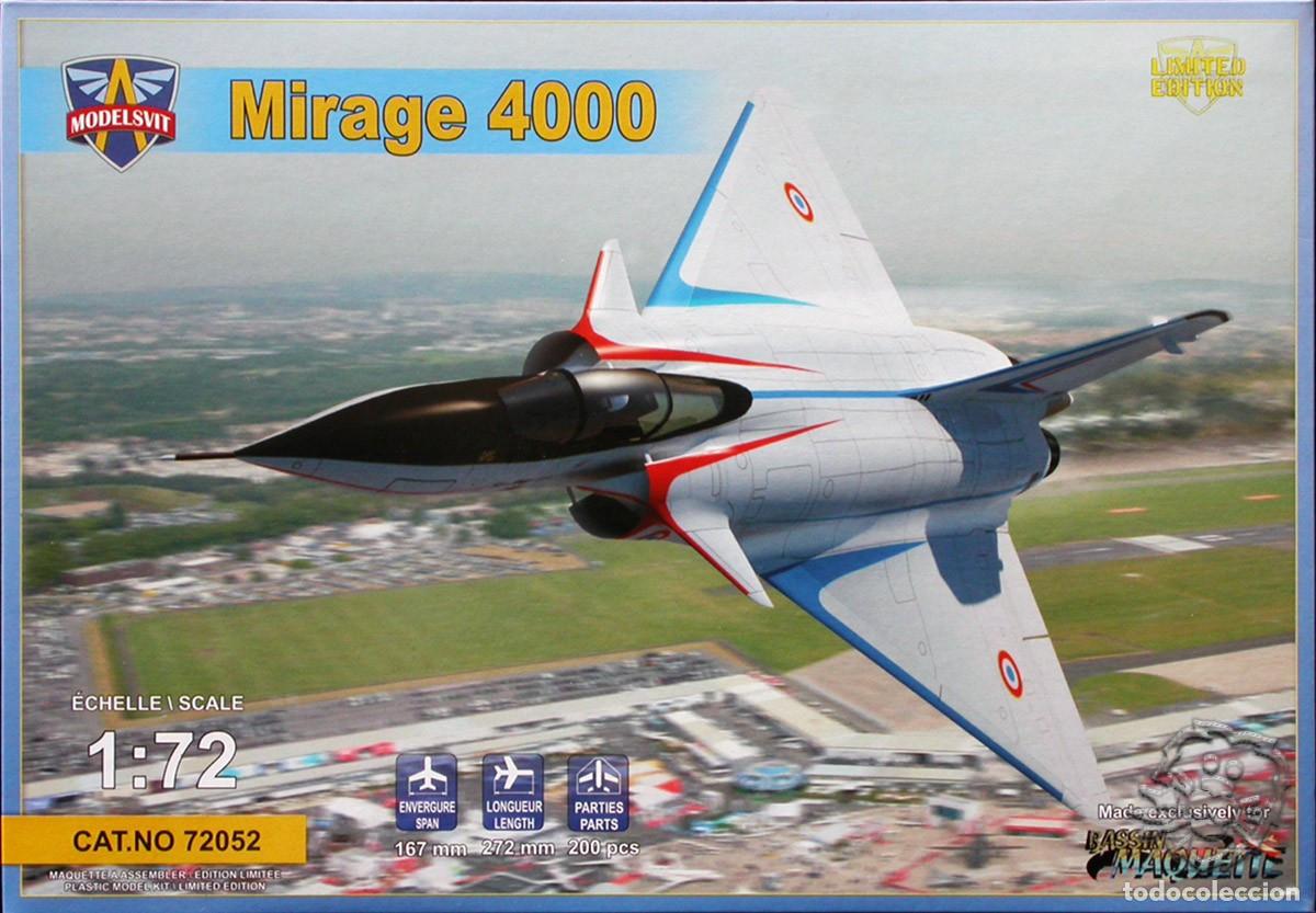 Maquetas: Maqueta Modelsvit 1:72 Dassault Mirage 4000 #72052 - Foto 1