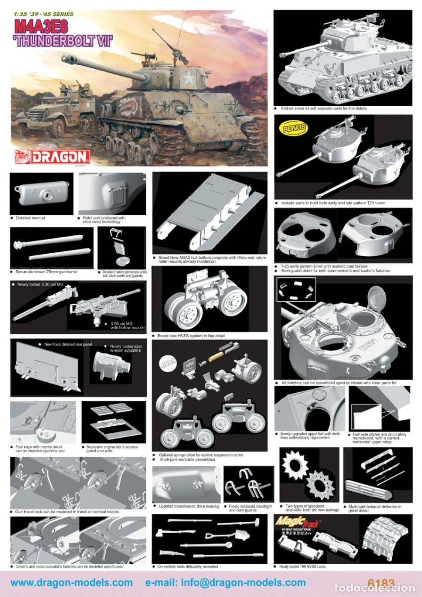 Maquetas: DRAGON - M4A3E8 Thunderbolt VII 1/35 6183 - Foto 5