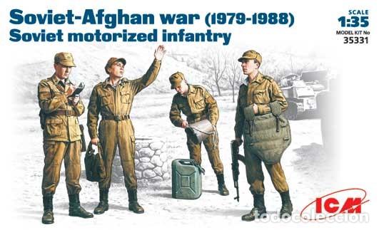 Maquetas: ICM - Soviet-Afghan War, 1979-1988 Soviet motorized infantry 1/35 35331 - Foto 1