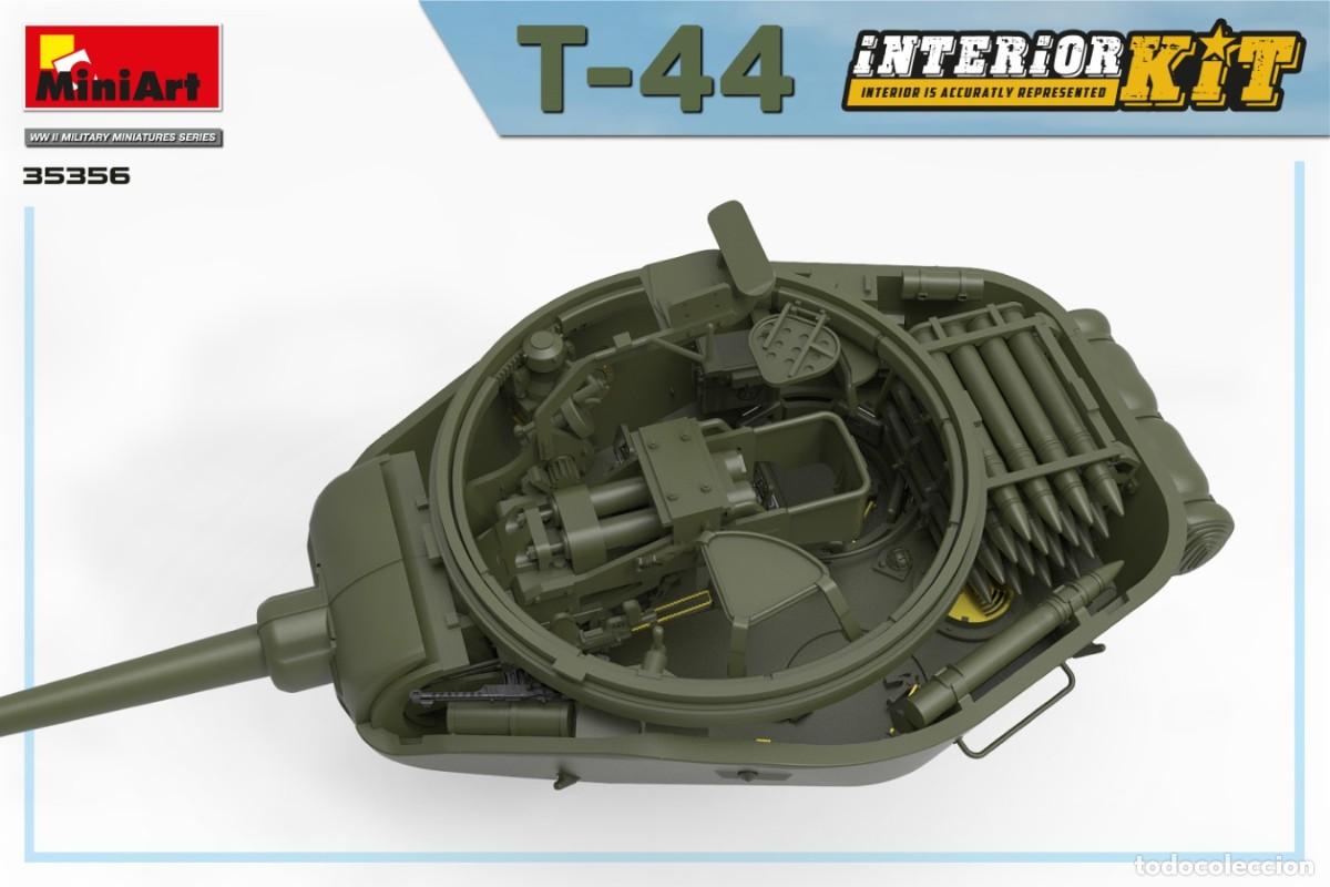 Maquetas: MINIART - T-44 with Interior Kit 1/35 35356 - Foto 2
