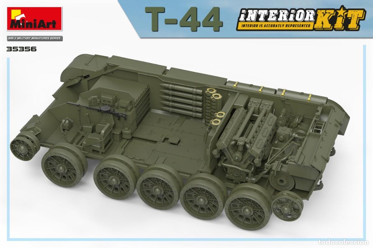 Maquetas: MINIART - T-44 with Interior Kit 1/35 35356 - Foto 4