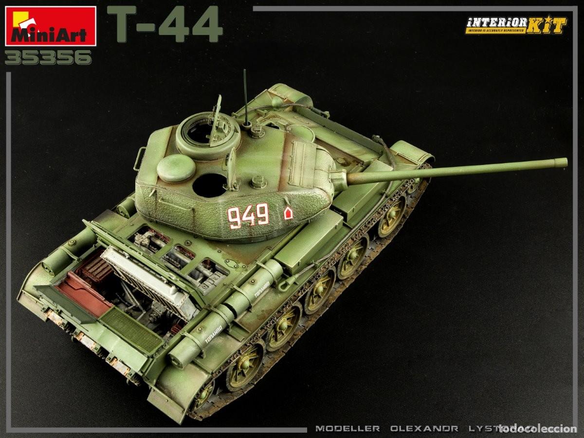 Maquetas: MINIART - T-44 with Interior Kit 1/35 35356 - Foto 6