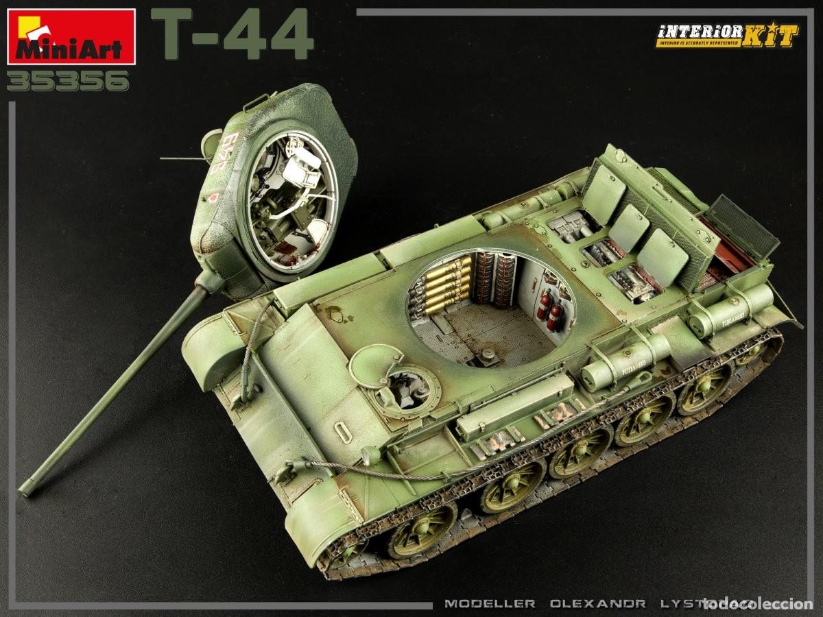 Maquetas: MINIART - T-44 with Interior Kit 1/35 35356 - Foto 7