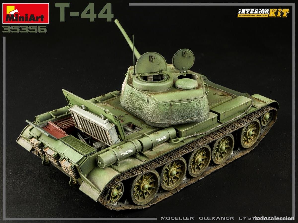Maquetas: MINIART - T-44 with Interior Kit 1/35 35356 - Foto 8