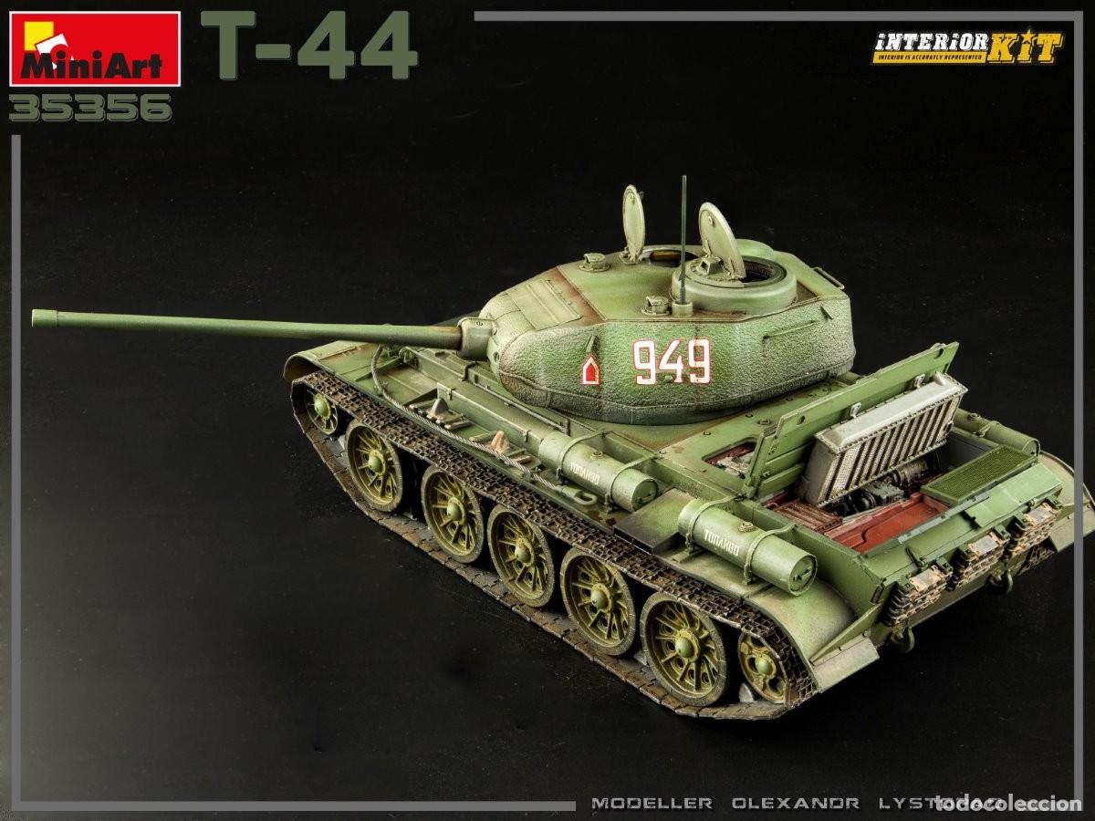 Maquetas: MINIART - T-44 with Interior Kit 1/35 35356 - Foto 9