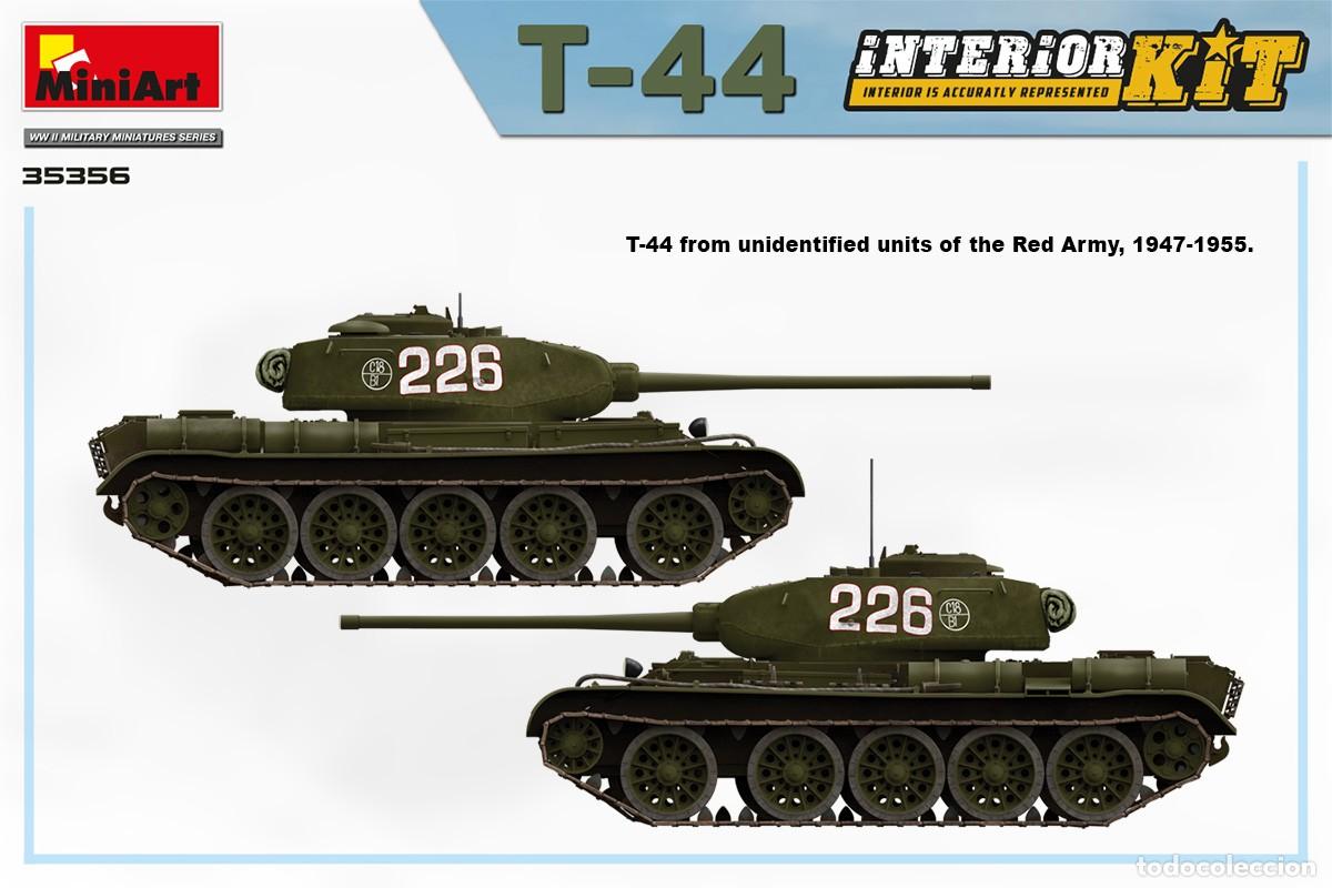 Maquetas: MINIART - T-44 with Interior Kit 1/35 35356 - Foto 10