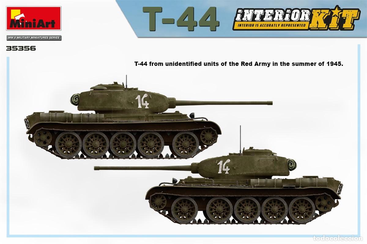 Maquetas: MINIART - T-44 with Interior Kit 1/35 35356 - Foto 12