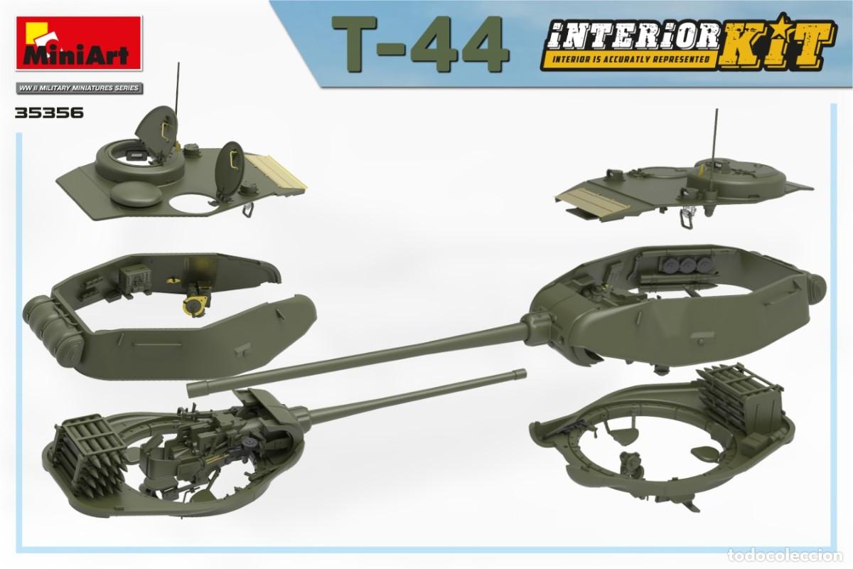 Maquetas: MINIART - T-44 with Interior Kit 1/35 35356 - Foto 13