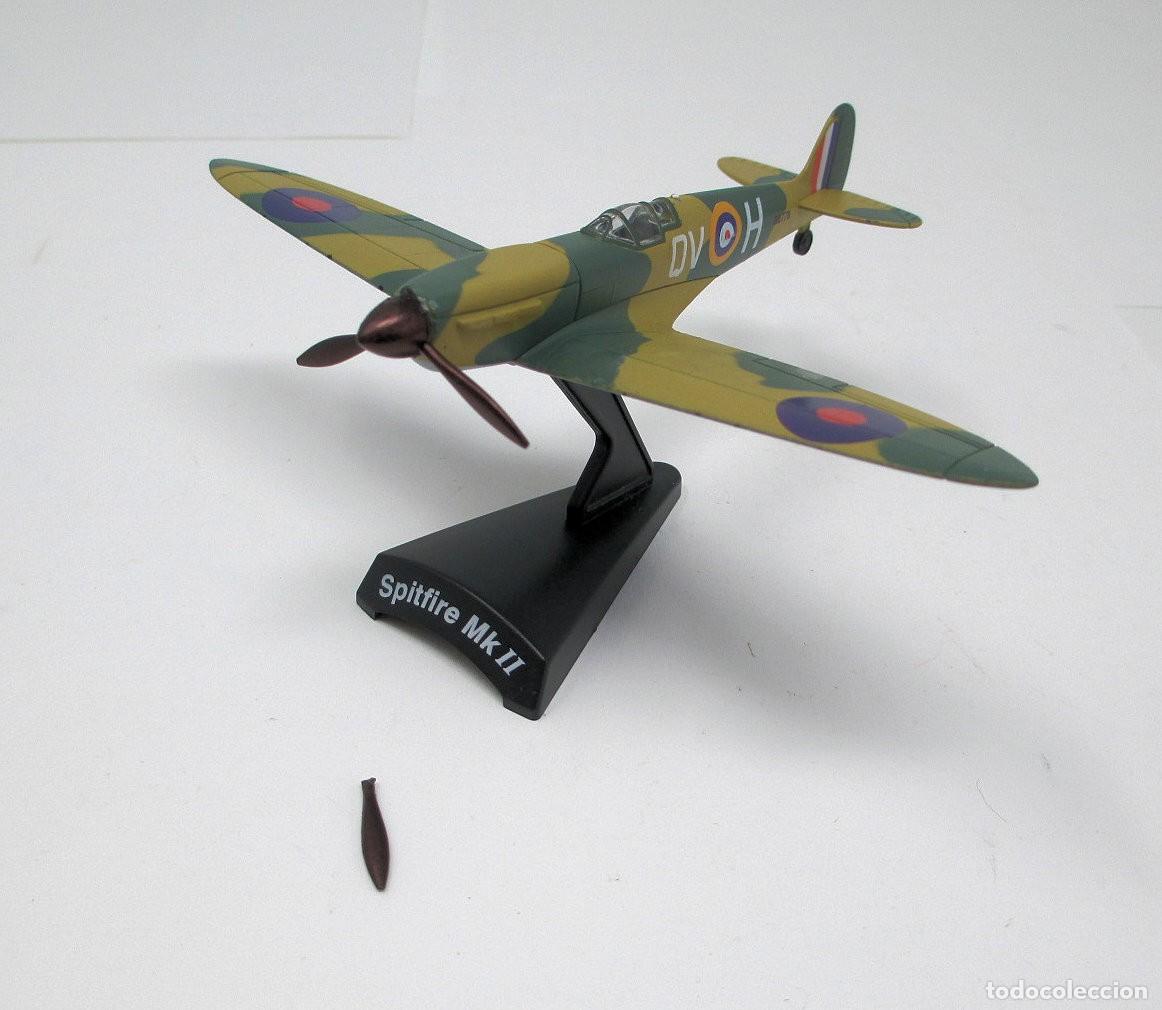 Maquetas: Avi&oacute;n de Combate Spitfire MK II. Escala 1/93 Del Prado - Foto 1