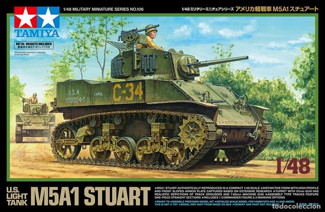 Maquetas: TAMIYA - US Light Tank M5A1 Stuart 1/48 32606 - Foto 1