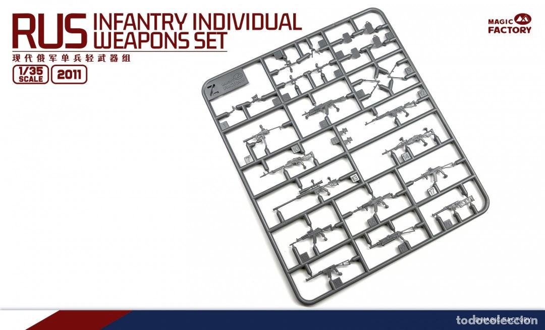 Maquetas: MAGIC FACTORY - Russian Individual Weapons Set 1/35 2011 - Foto 4
