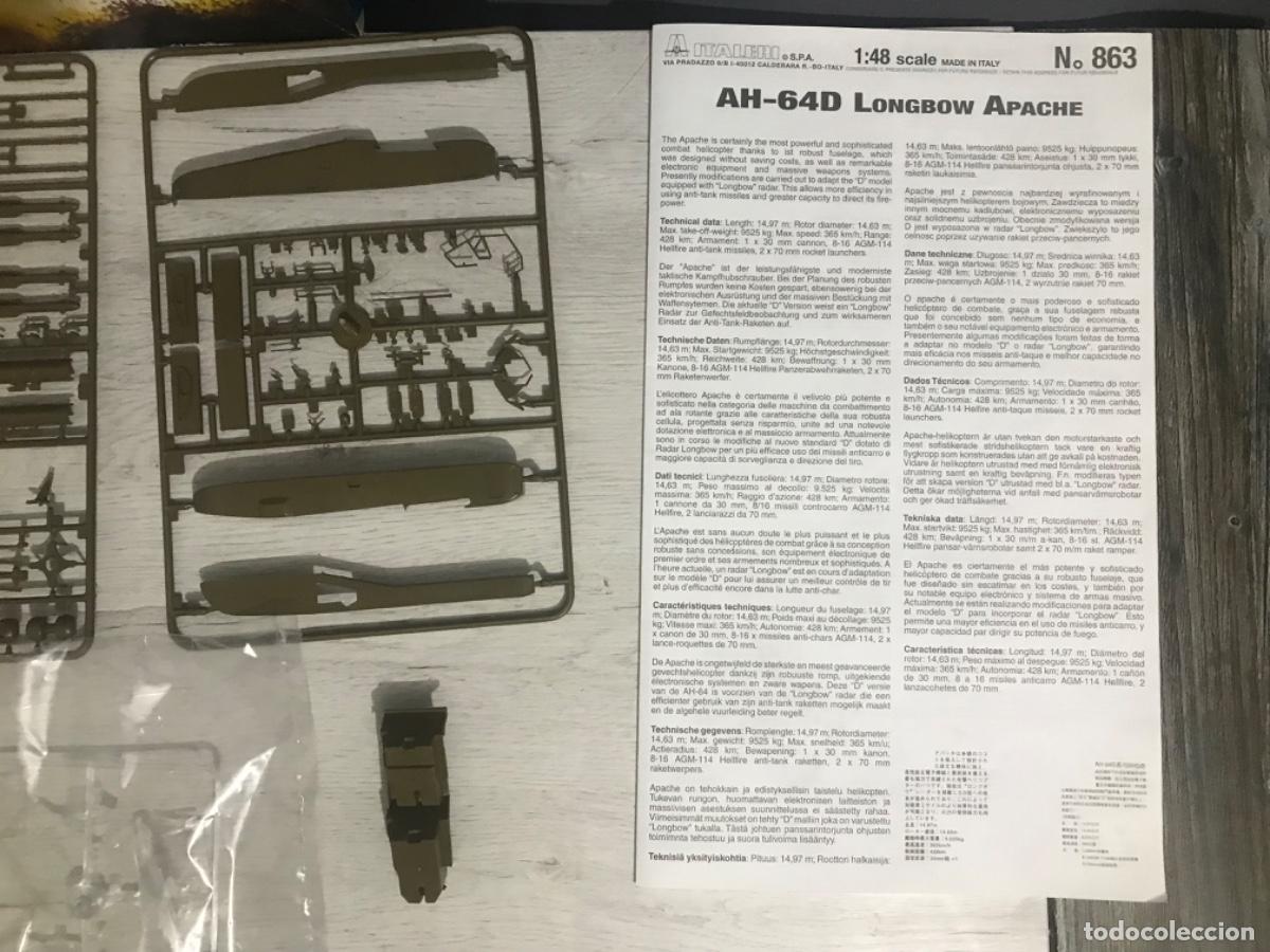 Maquetas: Caja AH-64 Apache longbow de italeri - Foto 6