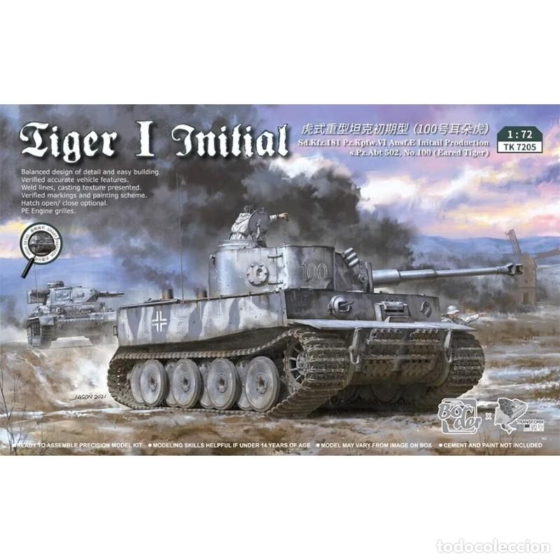 Maquetas: BORDER MODEL - Tiger I Initial (Sd.Kfz.181) - Eared Tiger 1/72 TK7205 - Foto 1