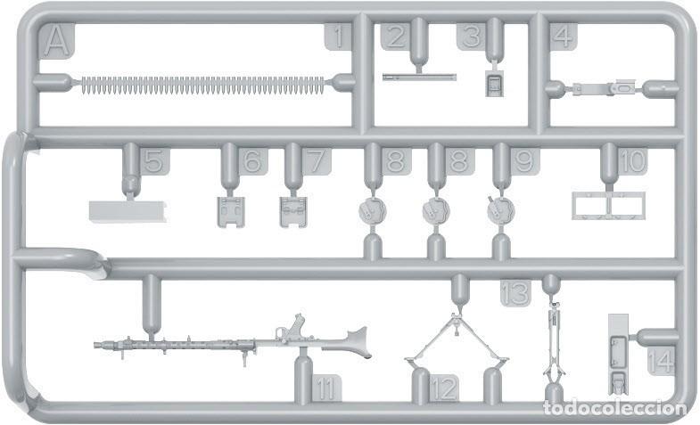 Maquetas: MINIART - German Machine Guns Set 1/35 53044 - Foto 3