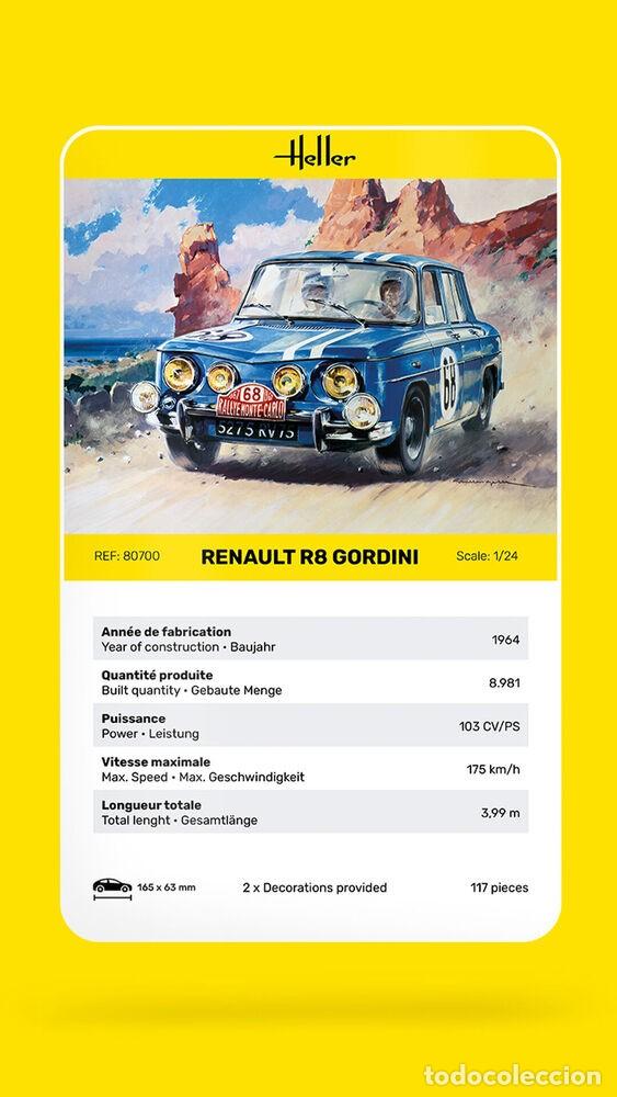 Maquetas: HELLER - Renault 8 Gordini 1/24 80700 - Foto 2