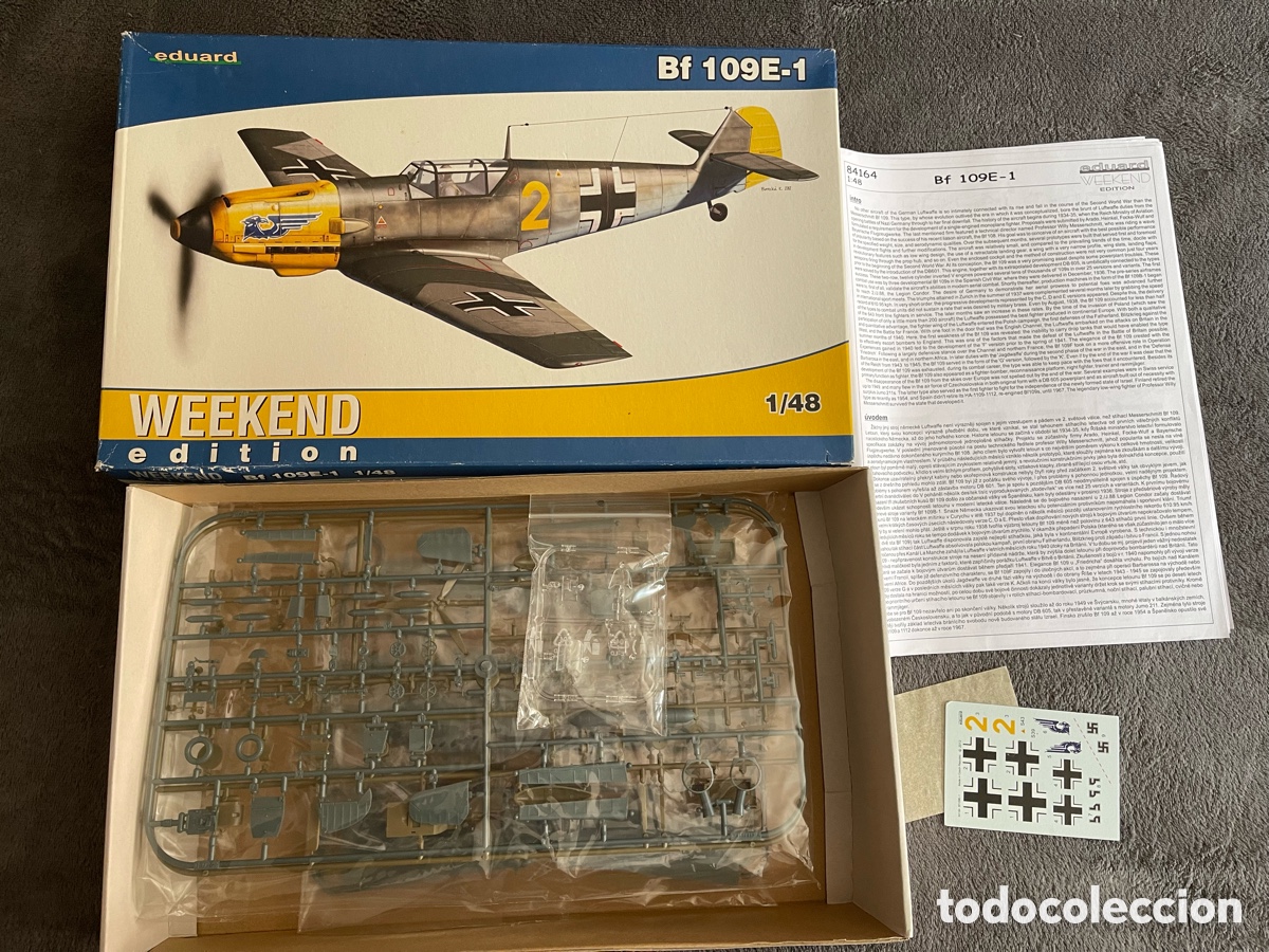 Maquetas: MESSERSCHMITT Bf109-E1 1:48 EDUARD maqueta avi&oacute;n - Foto 2