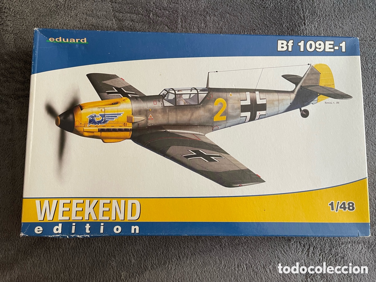 Maquetas: MESSERSCHMITT Bf109-E1 1:48 EDUARD maqueta avi&oacute;n - Foto 1