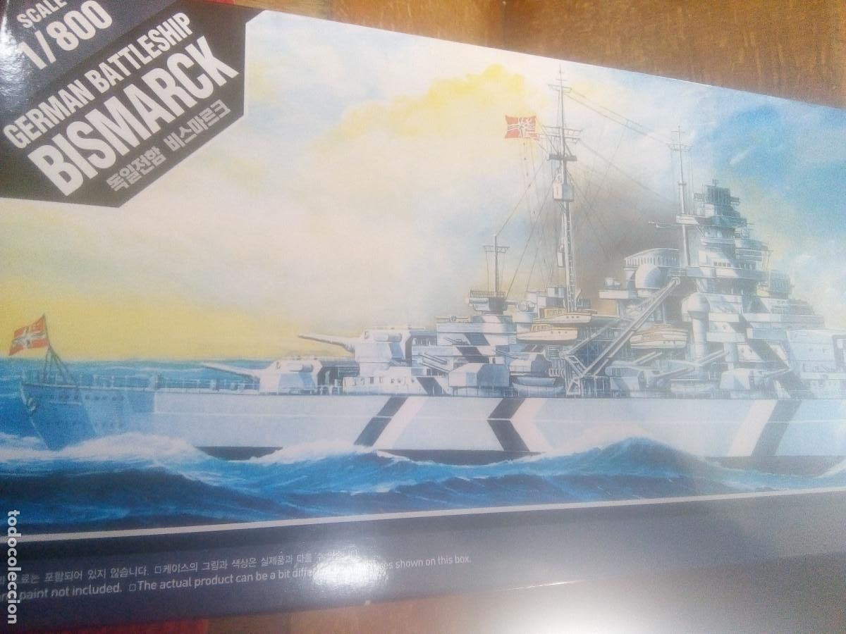 Maquetas: MAQUETA ACORAZADO BISMARCK ACADEMY. - Foto 1