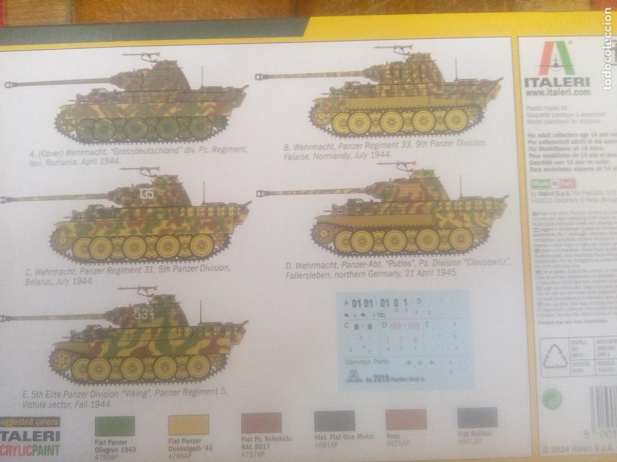 Maquetas: MAQUETA PANZER V ITALERI 1/72 - Foto 4