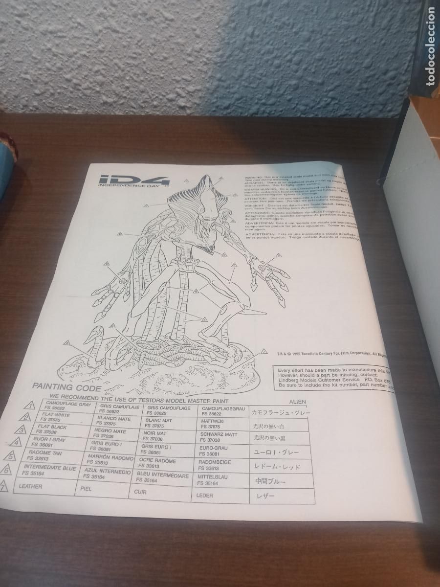 Maquetas: MAQUETA ESCALA 1/10 ALIEN EXOSKELETON - Foto 12