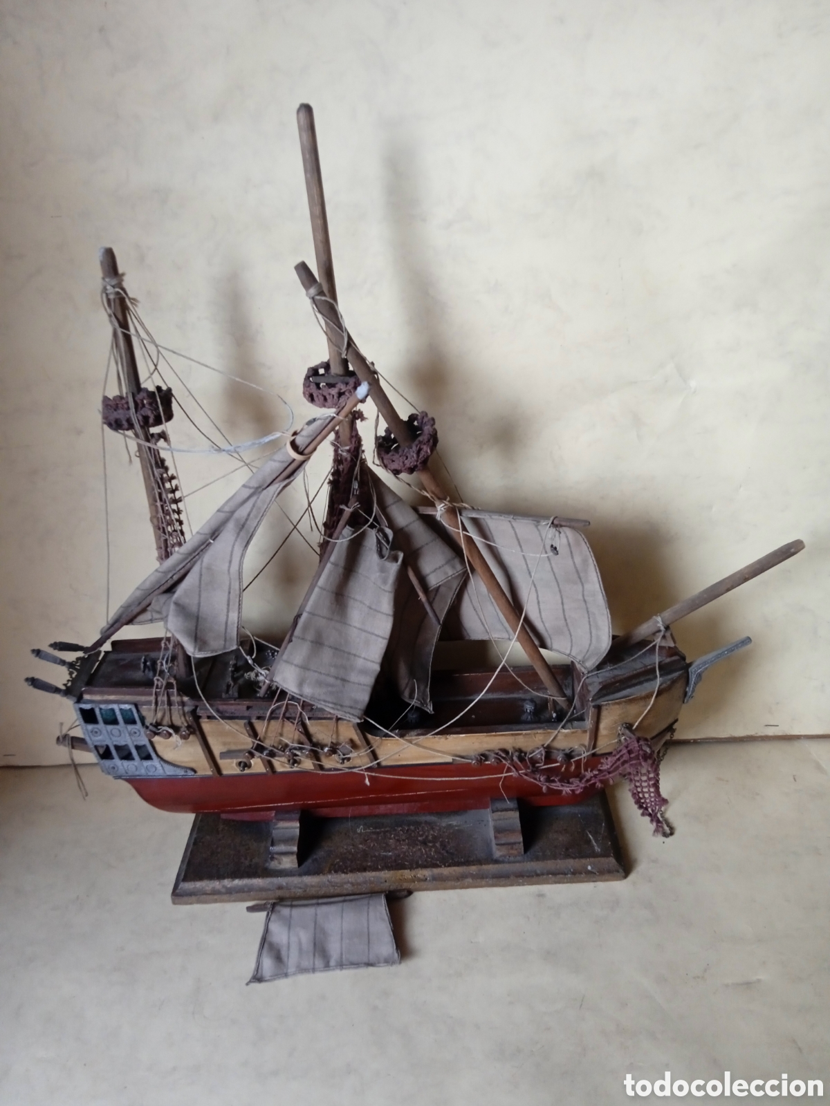 Maquetas: PRECIOSO GALE&Oacute;N O CARABELA PARA RESTAURAR - Foto 2