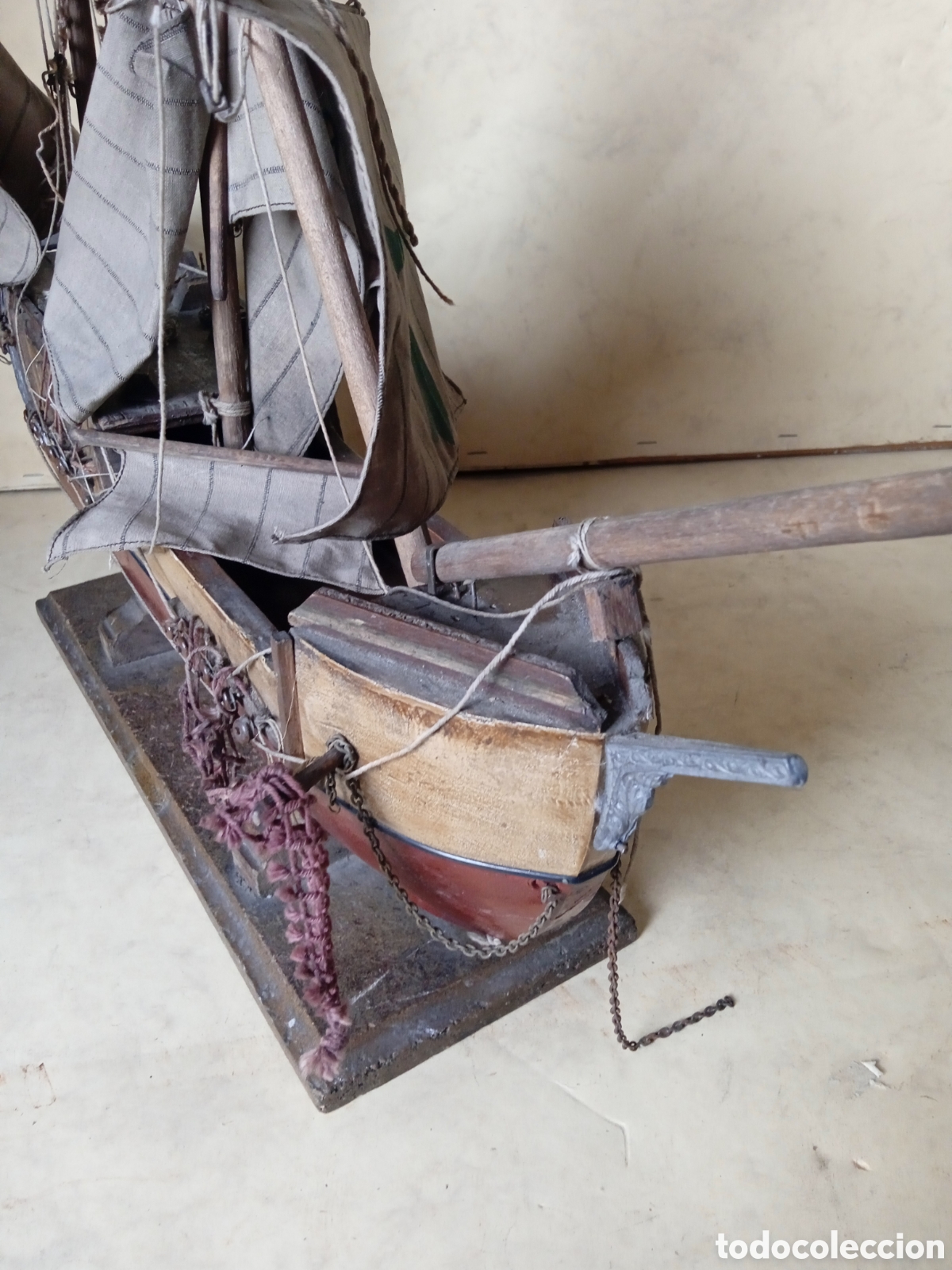 Maquetas: PRECIOSO GALE&Oacute;N O CARABELA PARA RESTAURAR - Foto 4