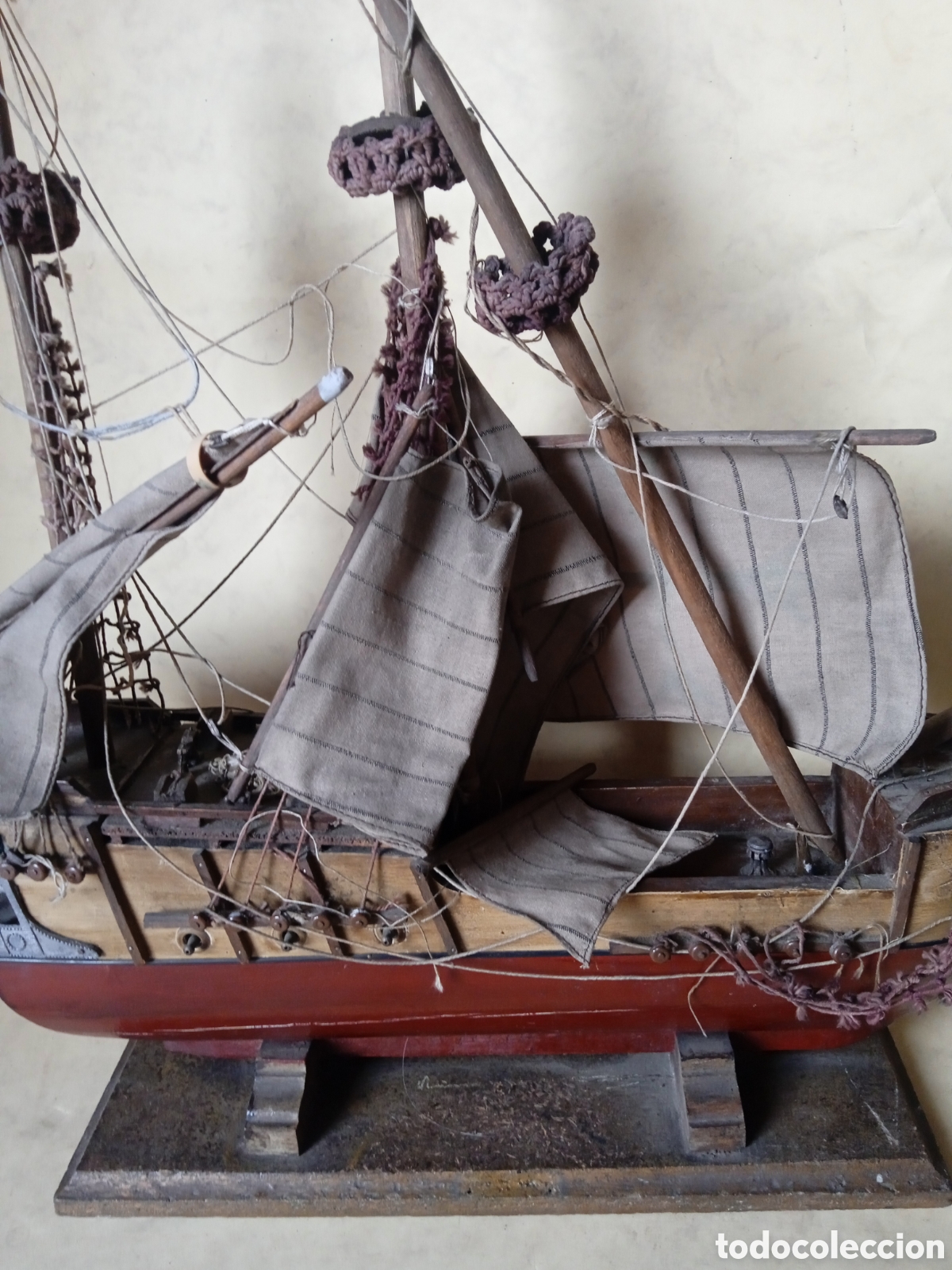Maquetas: PRECIOSO GALE&Oacute;N O CARABELA PARA RESTAURAR - Foto 6