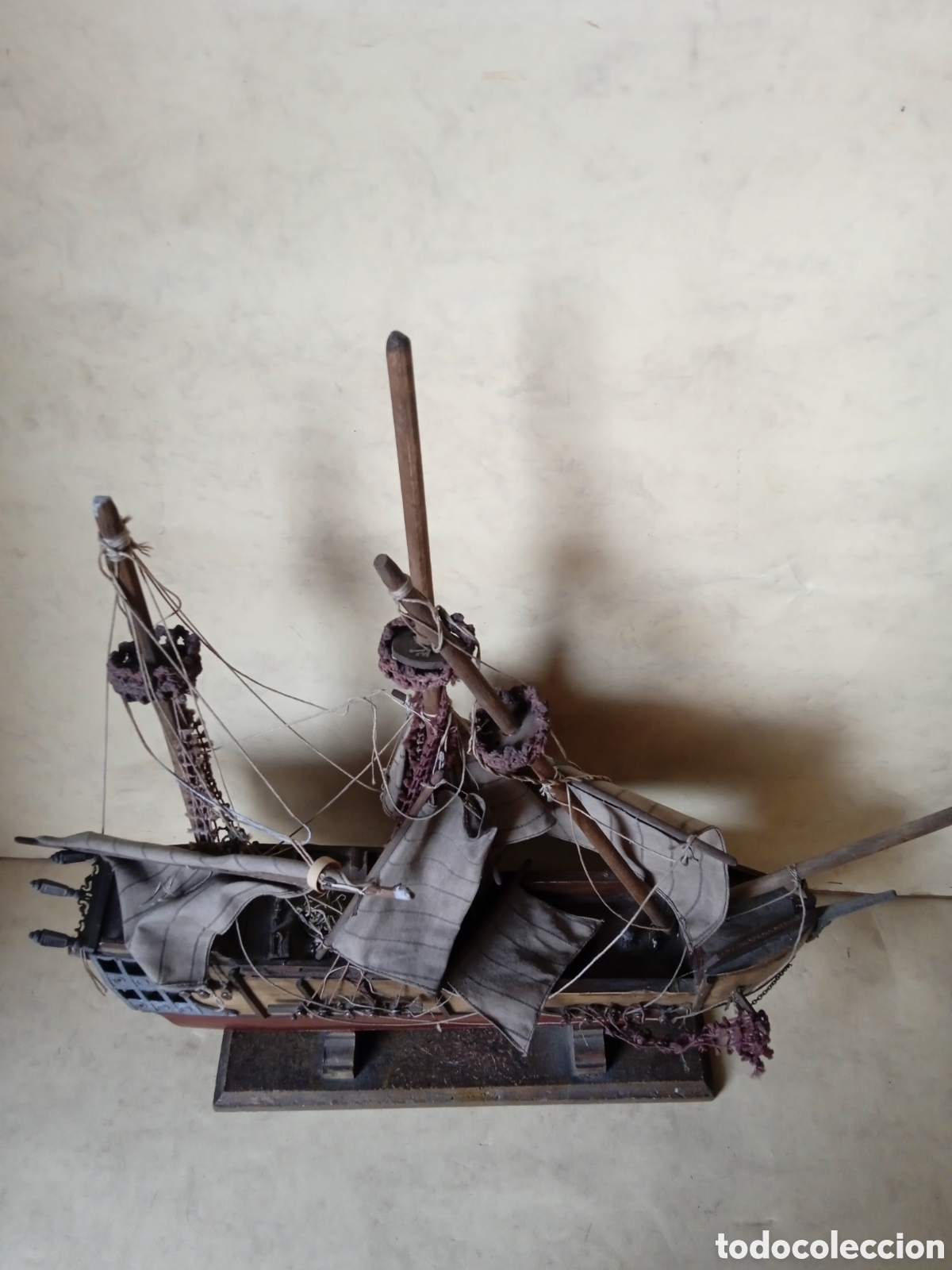 Maquetas: PRECIOSO GALE&Oacute;N O CARABELA PARA RESTAURAR - Foto 8