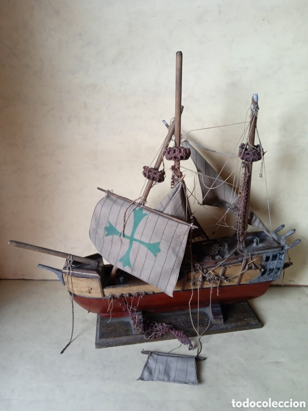 Maquetas: PRECIOSO GALE&Oacute;N O CARABELA PARA RESTAURAR - Foto 1
