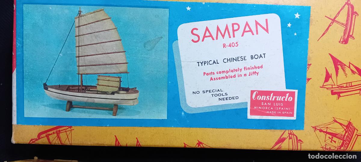 Maquetas: LOTE DESGUACE CONSTRUCTO PIRATE BRIG Y SAMPAN - Foto 2