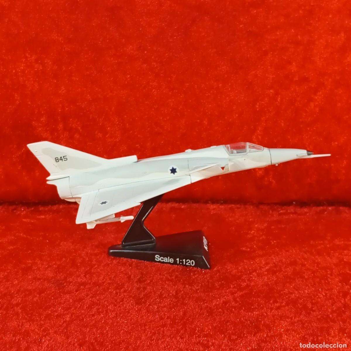 Maquetas: AVION MODELISMO - REF. KFIR - SCALE 1:120 - AVI&Oacute;N DE COMBATE - Foto 3