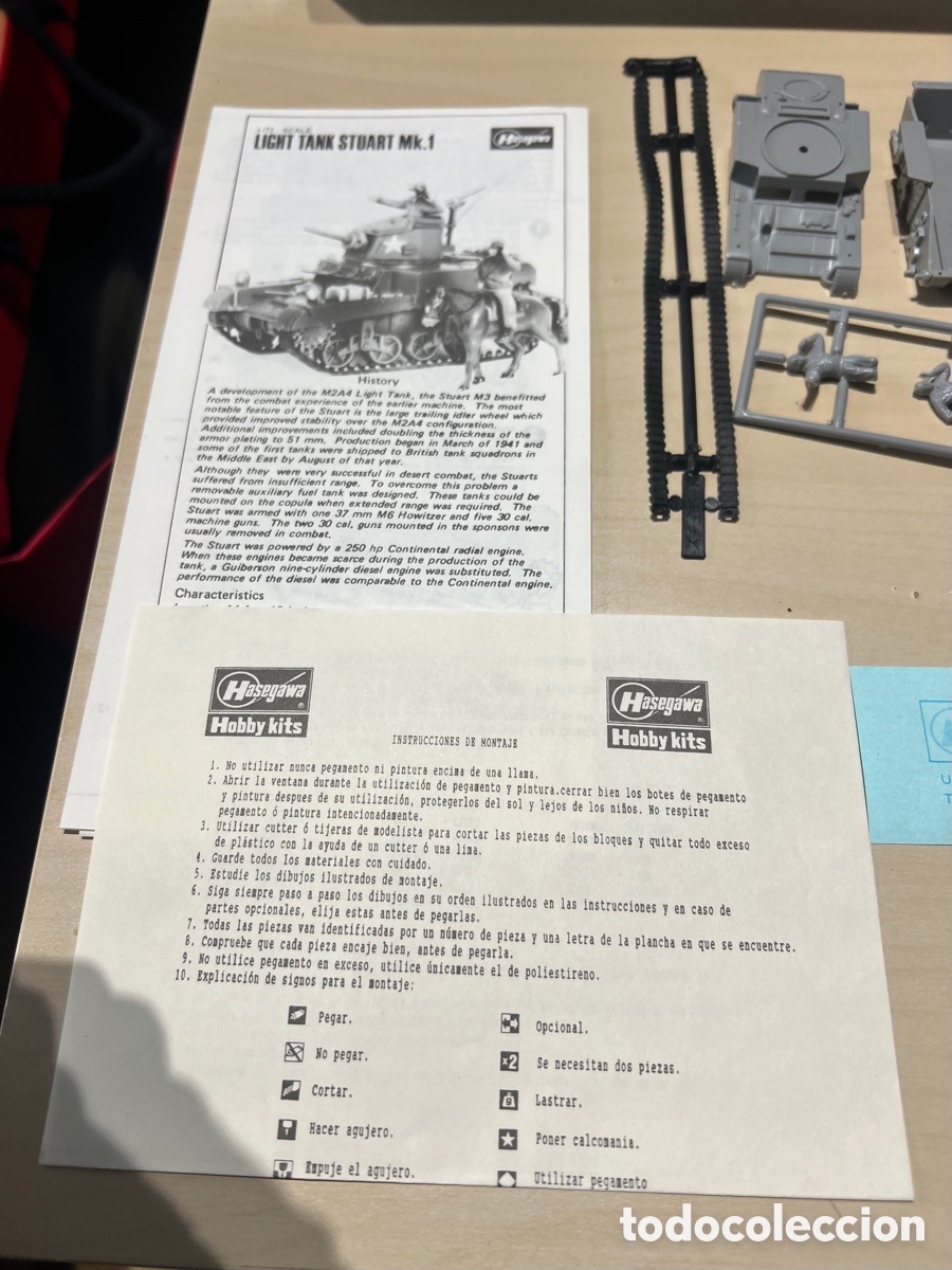 Maquetas: LIGHT TANK STUART Mk.1 maqueta - Foto 2