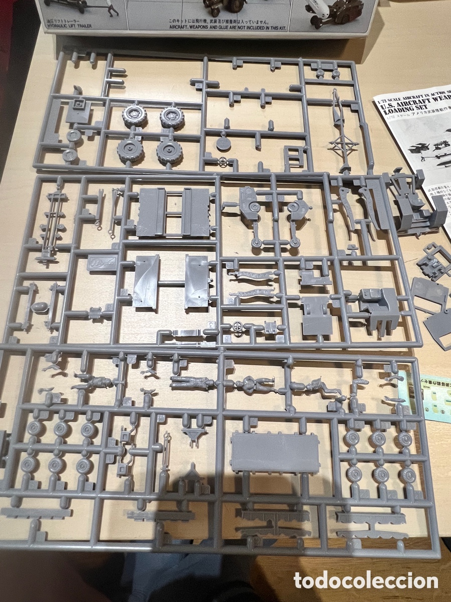 Maquetas: Hasegawa 1/72 U.S. Aircraft Weapon Loading Set. Pl&aacute;stico - Foto 3